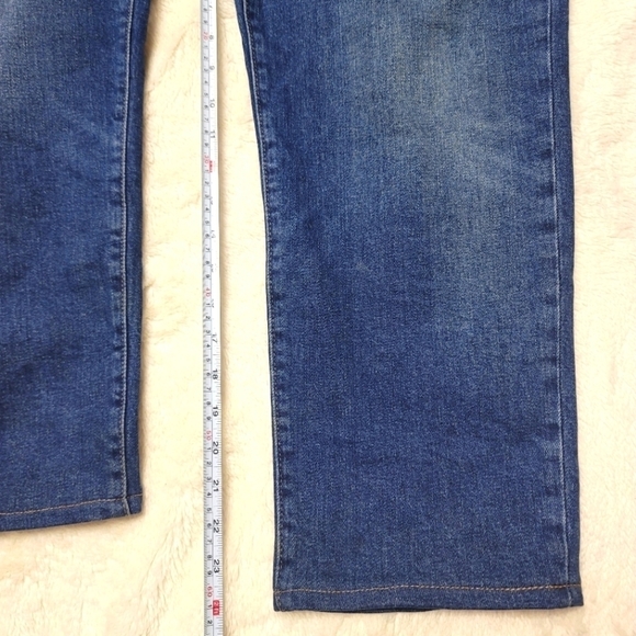 Old Navy Sky -Hi Straight Carpenter's Jeans Size 8 In Blue - Picture 8 of 15